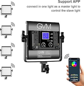Amazon.com : GVM RGB LED Video Lighting Kit, 800D Studio Video